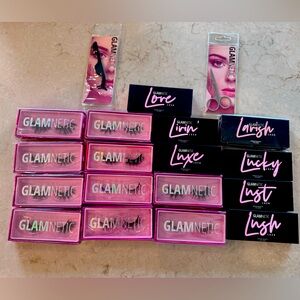 Lot of 17 BNIB Glamnetic Eyelash Extensions